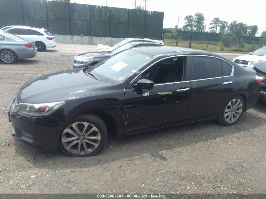 2014 HONDA ACCORD SEDAN SPORT - 1HGCR2F52EA043162