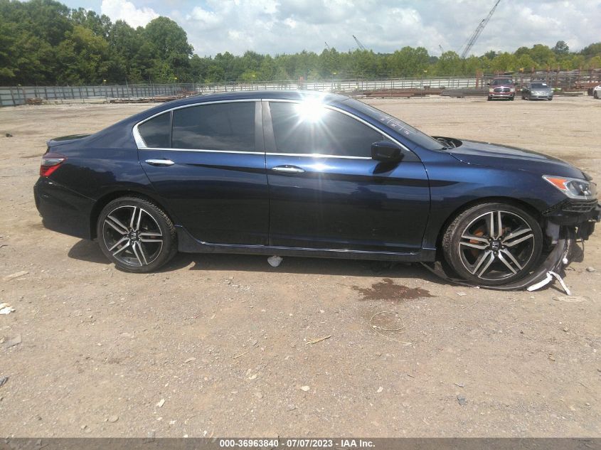 2016 HONDA ACCORD SEDAN SPORT - 1HGCR2F54GA185726