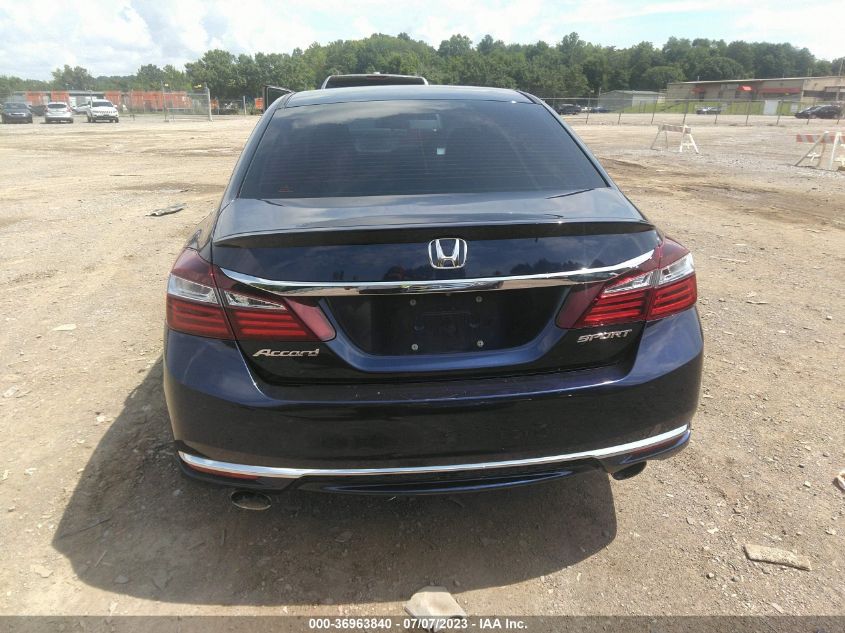 2016 HONDA ACCORD SEDAN SPORT - 1HGCR2F54GA185726