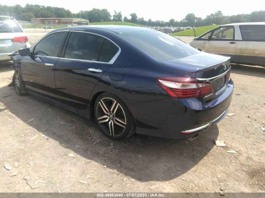 2016 HONDA ACCORD SEDAN SPORT - 1HGCR2F54GA185726