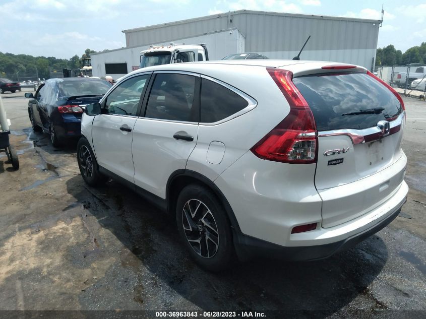 2016 HONDA CR-V SE - 5J6RM3H44GL020369