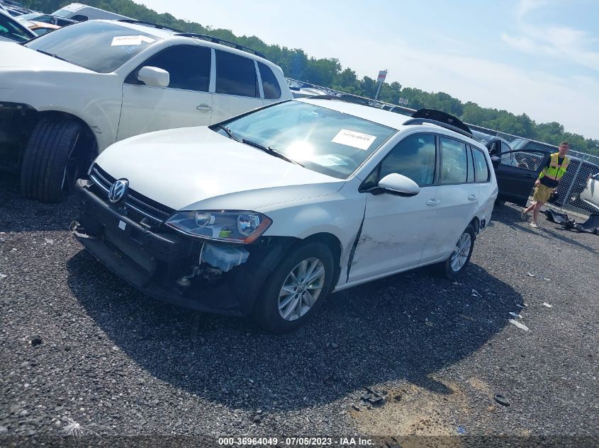 2017 VOLKSWAGEN GOLF SPORTWAGEN S 3VWC17AU7HM504488