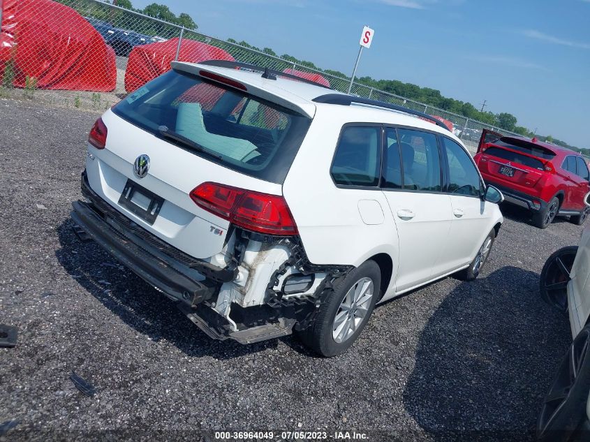 2017 VOLKSWAGEN GOLF SPORTWAGEN S 3VWC17AU7HM504488