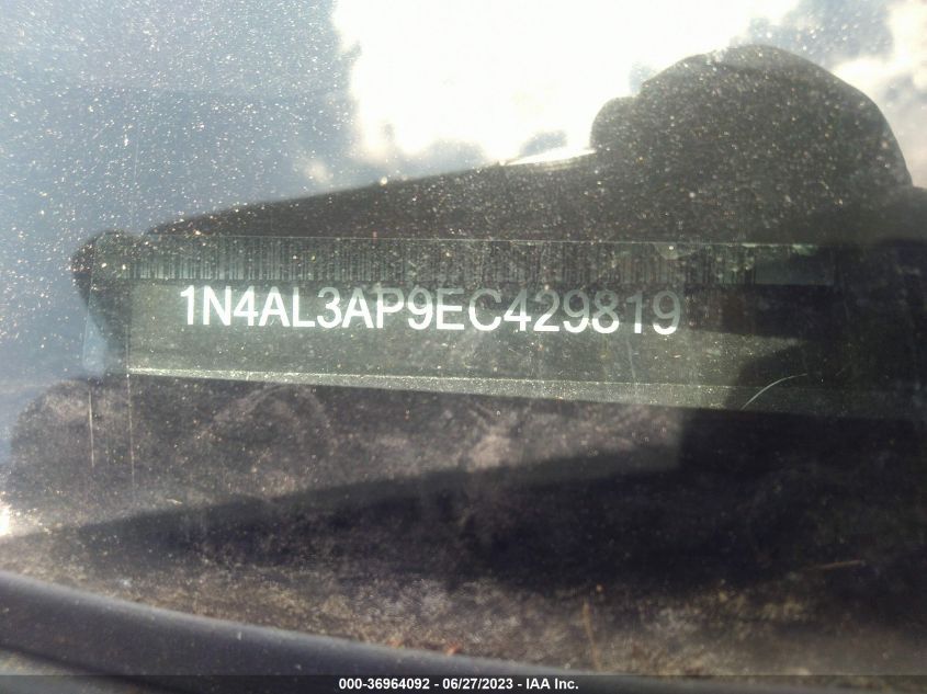 2014 NISSAN ALTIMA 2.5 SL - 1N4AL3AP9EC429819