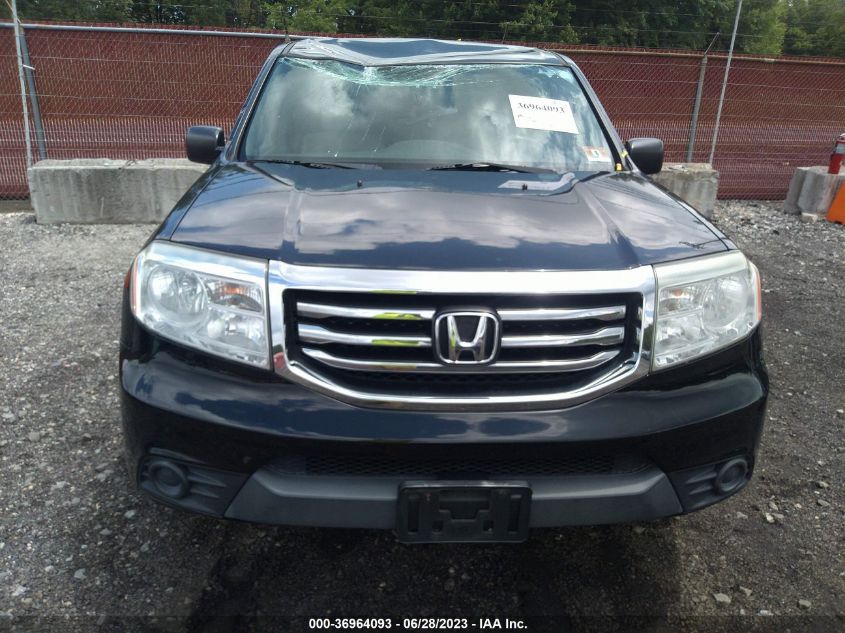 2013 HONDA PILOT LX - 5FNYF4H23DB077970