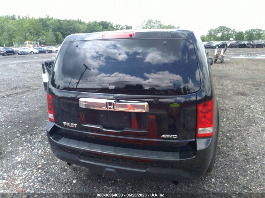 2013 HONDA PILOT LX - 5FNYF4H23DB077970