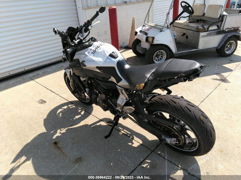 2017 YAMAHA FZ07 JYARM06EXHA013371