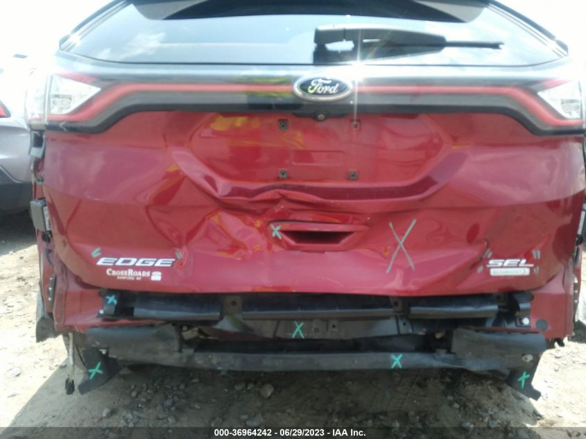 2015 FORD EDGE SEL - 2FMTK3J9XFBB72593