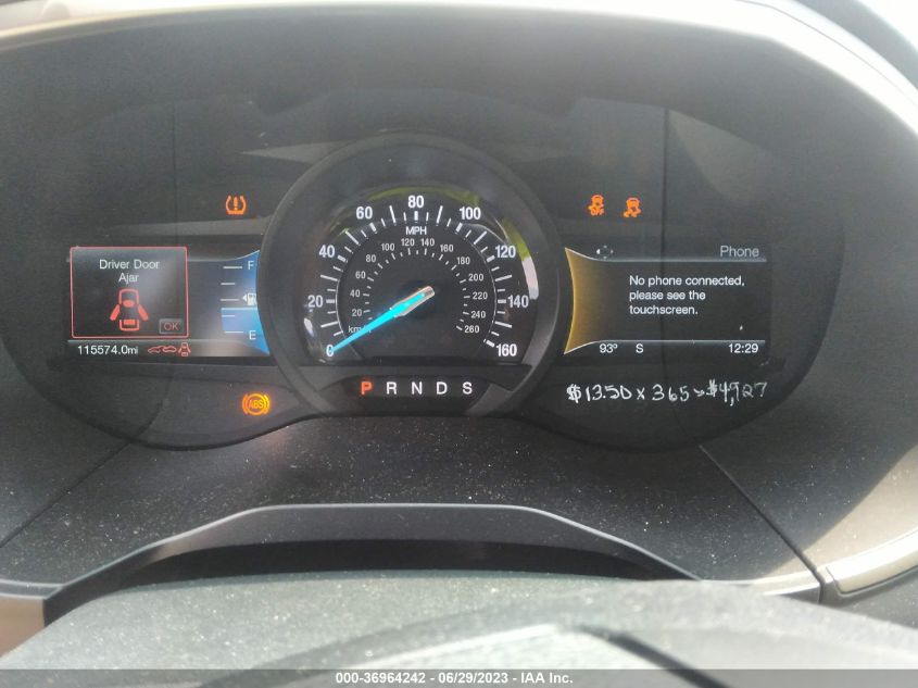 2015 FORD EDGE SEL - 2FMTK3J9XFBB72593