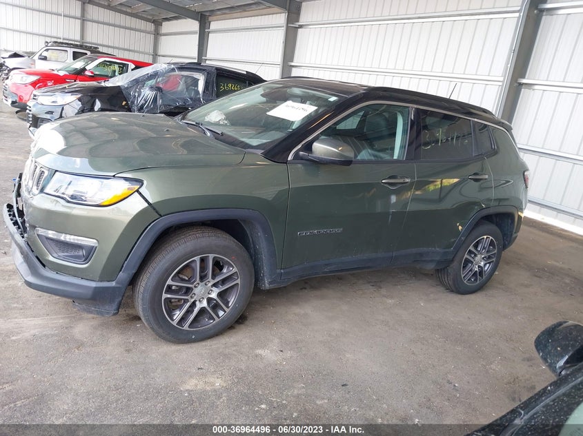 VIN 3C4NJDBBXLT153792 2020 JEEP COMPASS LATITUDE