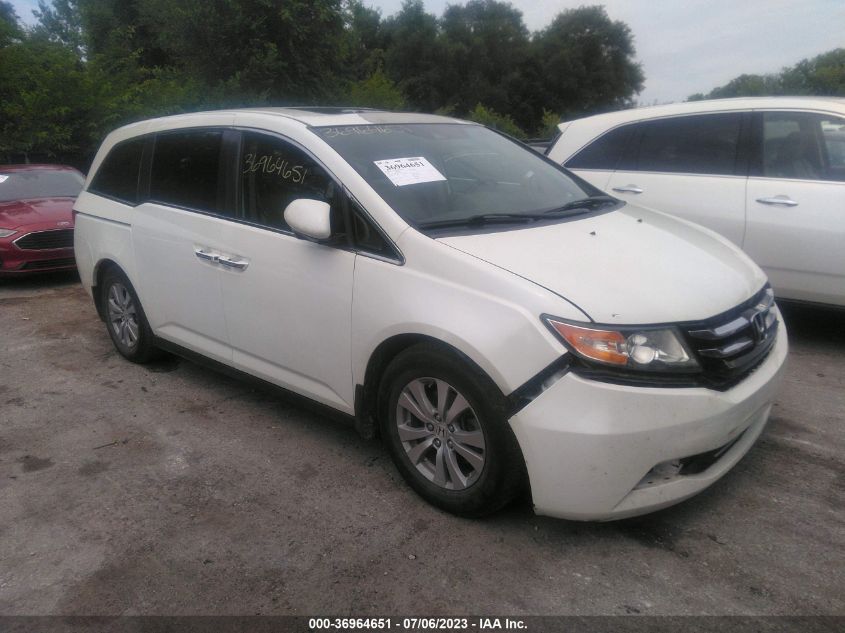 2014 HONDA ODYSSEY EX-L - 5FNRL5H67EB040203