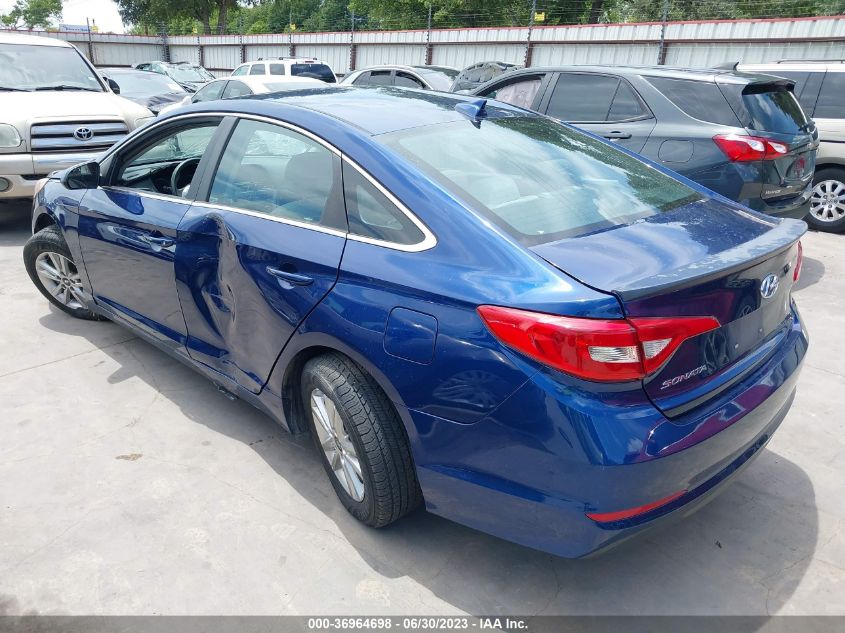 2017 HYUNDAI SONATA 2.4L - 5NPE24AF3HH594589