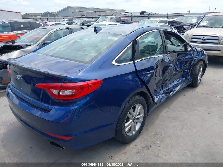 2017 HYUNDAI SONATA 2.4L - 5NPE24AF3HH594589