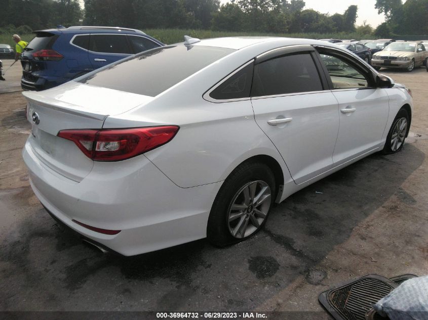 2016 HYUNDAI SONATA 2.4L SE - 5NPE24AFXGH293980