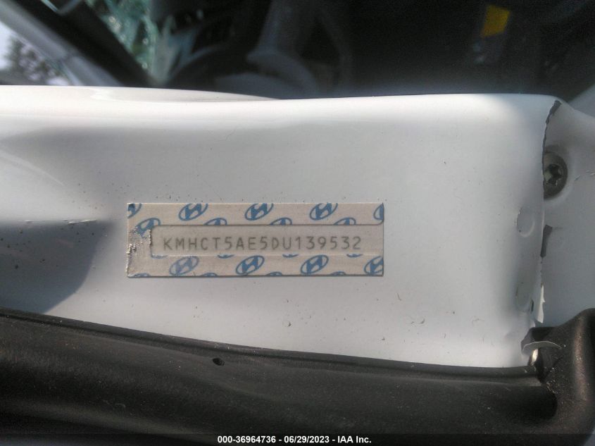 2013 HYUNDAI ACCENT GS - KMHCT5AE5DU139532