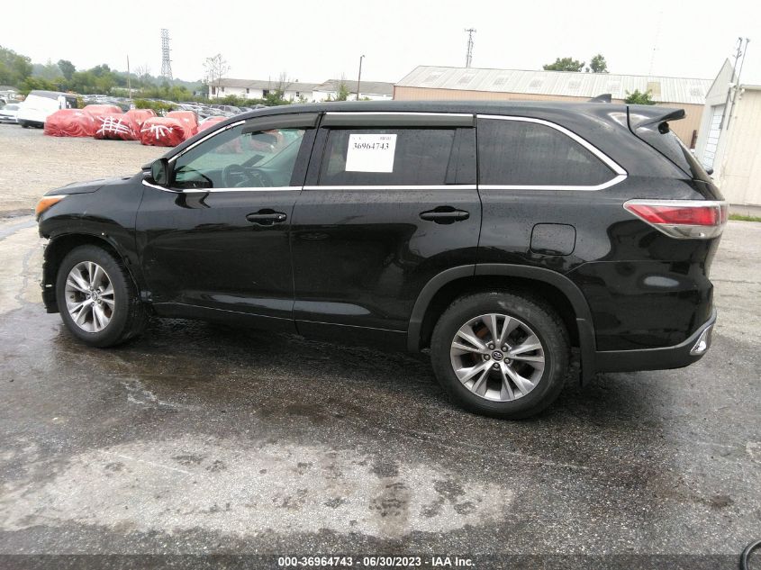 2016 TOYOTA HIGHLANDER LE - 5TDBKRFH3GS299088