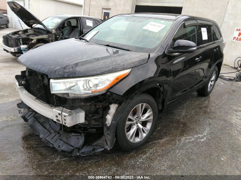 2016 TOYOTA HIGHLANDER LE - 5TDBKRFH3GS299088