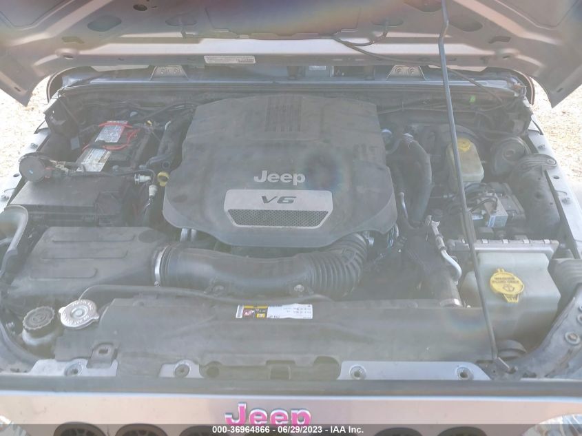 2014 JEEP WRANGLER UNLIMITED SPORT - 1C4BJWDG9EL312355