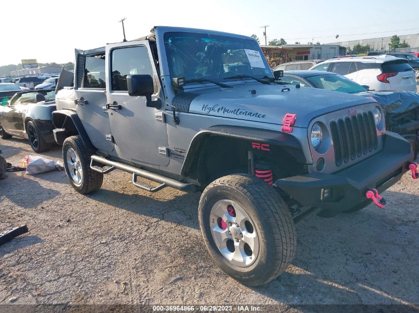 2014 JEEP WRANGLER UNLIMITED SPORT - 1C4BJWDG9EL312355
