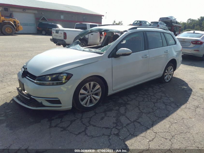 2019 VOLKSWAGEN GOLF SPORTWAGEN S 3VW117AU3KM508097