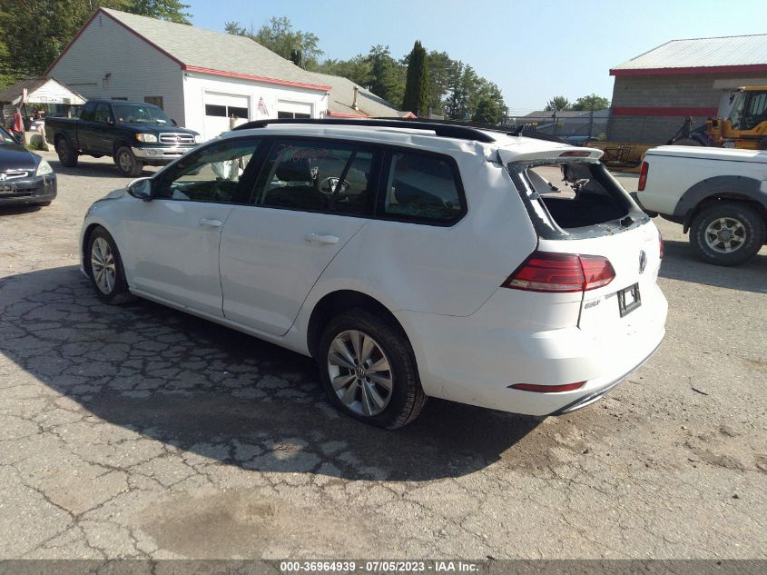 2019 VOLKSWAGEN GOLF SPORTWAGEN S 3VW117AU3KM508097