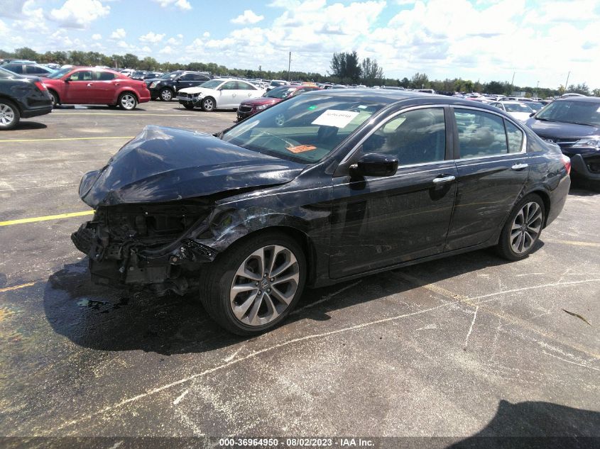 2015 HONDA ACCORD SEDAN SPORT - 1HGCR2F50FA219160