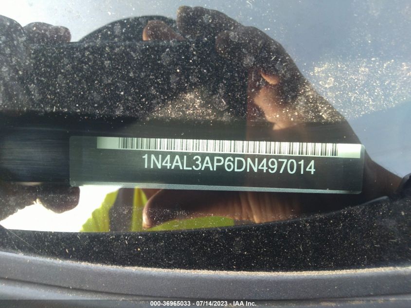 2013 NISSAN ALTIMA 2.5 SV - 1N4AL3AP6DN497014