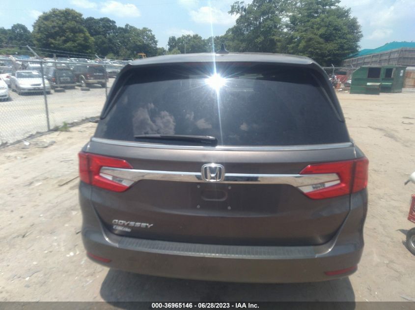 2018 HONDA ODYSSEY EX-L - 5FNRL6H75JB076223