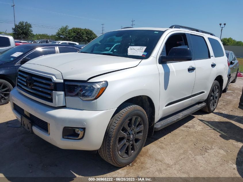 2021 TOYOTA SEQUOIA NIGHTSHADE - 5TDHY5A19MS076156