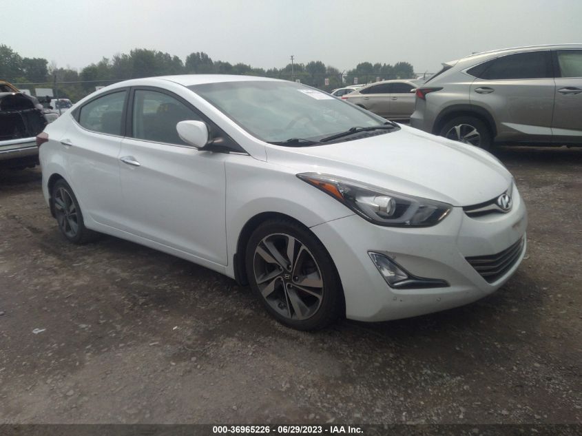 2016 HYUNDAI ELANTRA LIMITED - 5NPDH4AE8GH654236