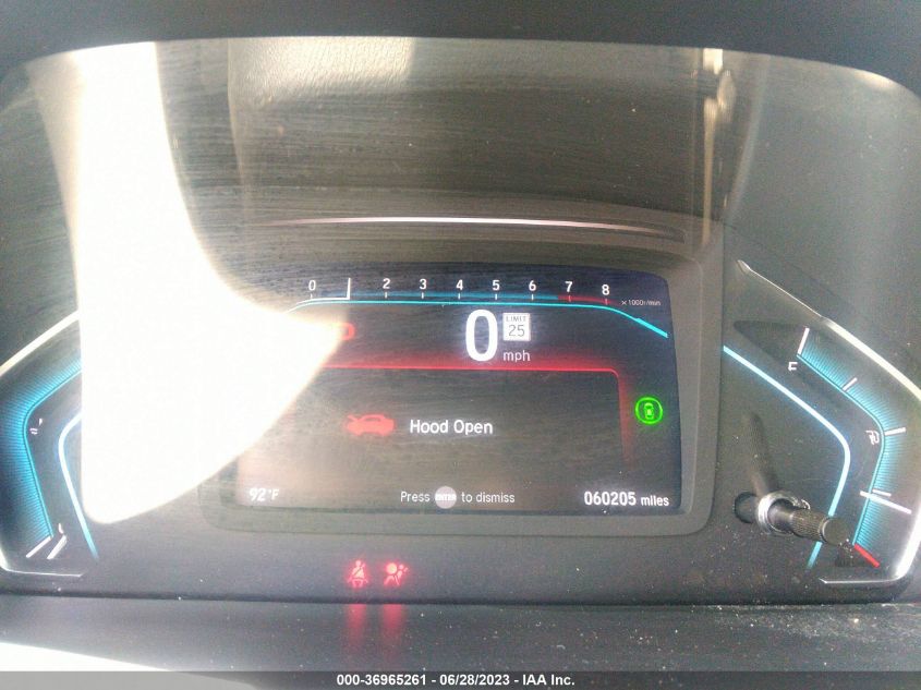 2022 HONDA ODYSSEY EX-L - 5FNRL6H7XNB036905