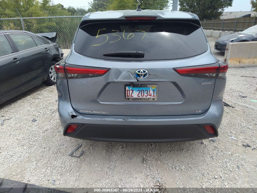 2023 TOYOTA HIGHLANDER HYBRID LE - 5TDZARAH5PS518268