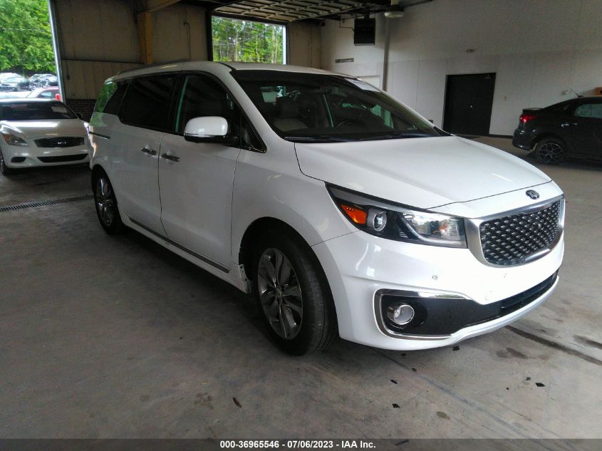 2016 KIA SEDONA SX-L - KNDME5C12G6131717