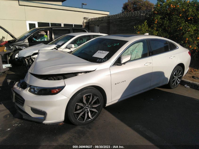 2018 CHEVROLET MALIBU LT - 1G1ZD5ST2JF110653