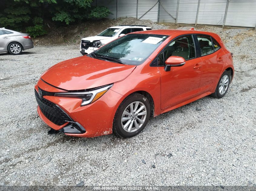 2023 TOYOTA COROLLA HATCHBACK SE JTND4MBE8P3198028