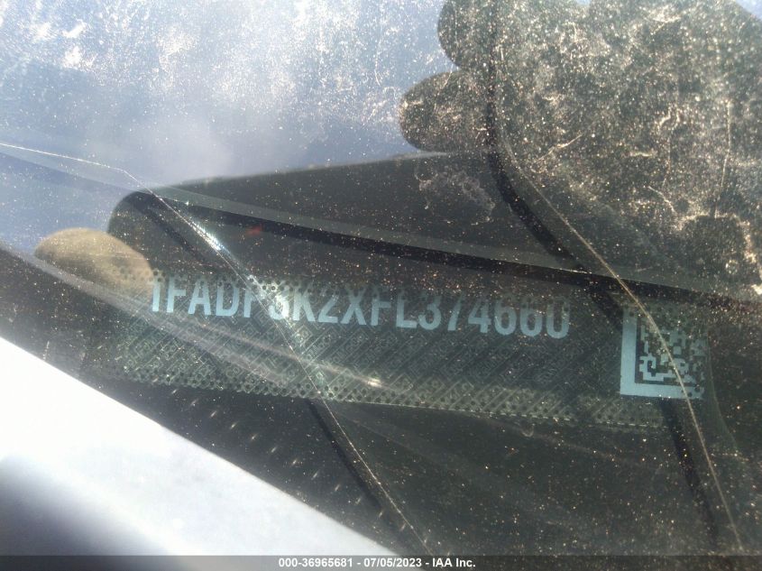 2015 FORD FOCUS SE - 1FADP3K2XFL374660