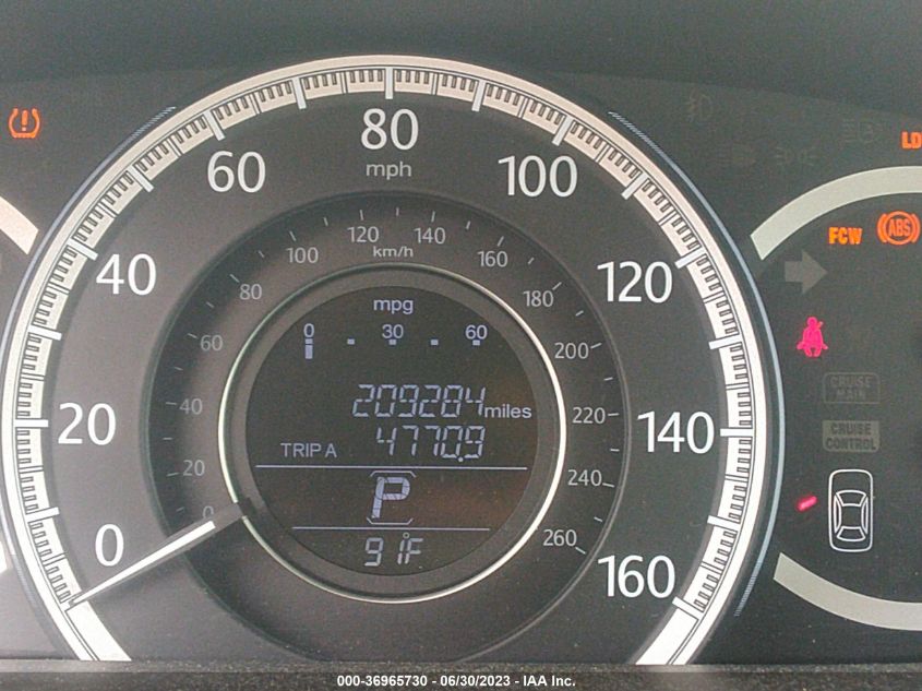 2013 HONDA ACCORD SDN EX-L - 1HGCR2F80DA238153