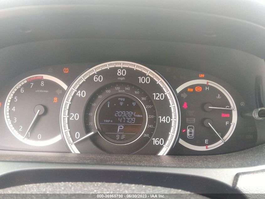 2013 HONDA ACCORD SDN EX-L - 1HGCR2F80DA238153