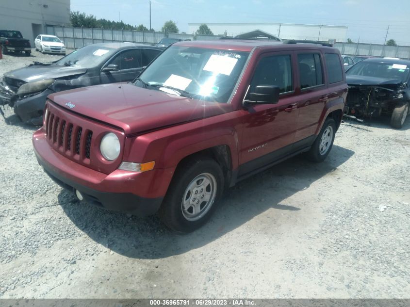 2015 JEEP PATRIOT SPORT - 1C4NJPBB9FD110332