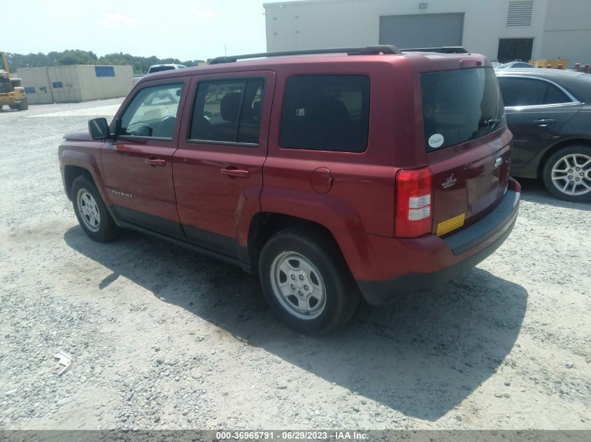 2015 JEEP PATRIOT SPORT - 1C4NJPBB9FD110332