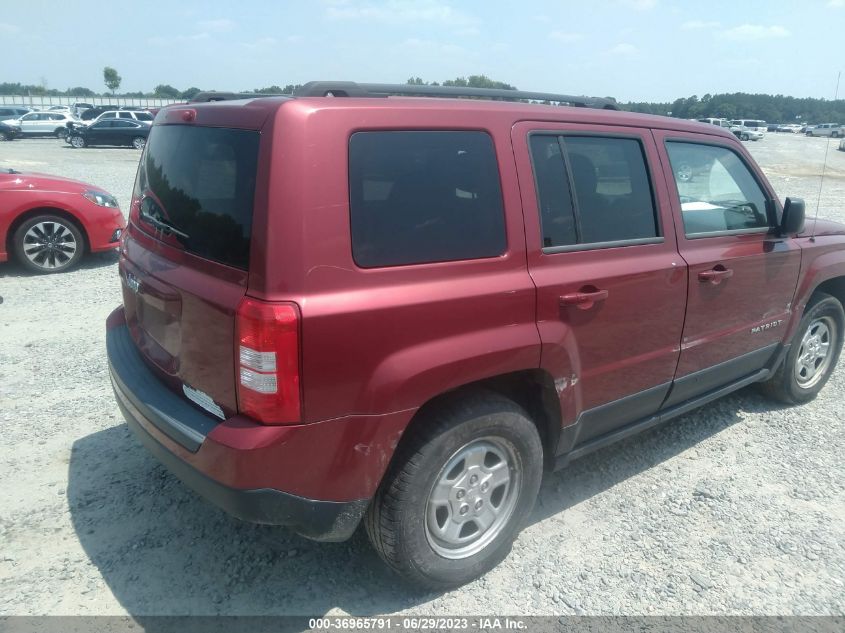 2015 JEEP PATRIOT SPORT - 1C4NJPBB9FD110332