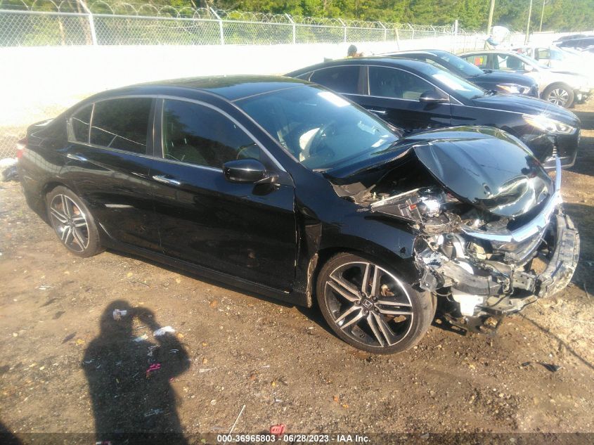 2017 HONDA ACCORD SEDAN SPORT - 1HGCR2F53HA030439