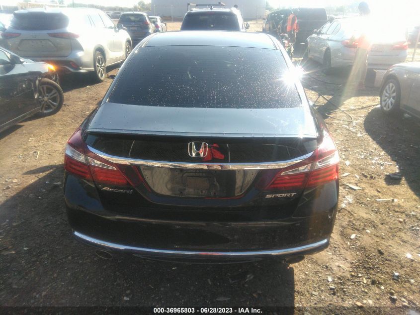 2017 HONDA ACCORD SEDAN SPORT - 1HGCR2F53HA030439
