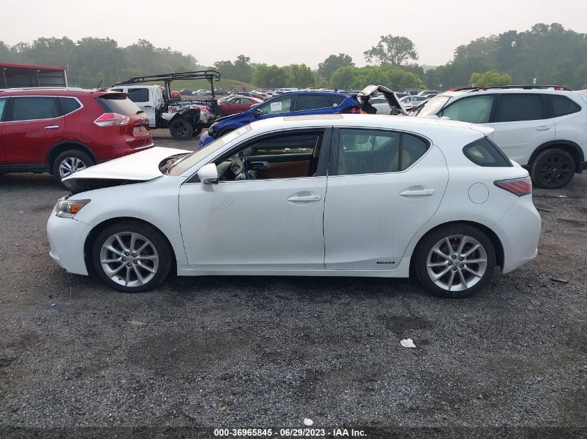 2013 LEXUS CT 200H HYBRID - JTHKD5BH3D2130702