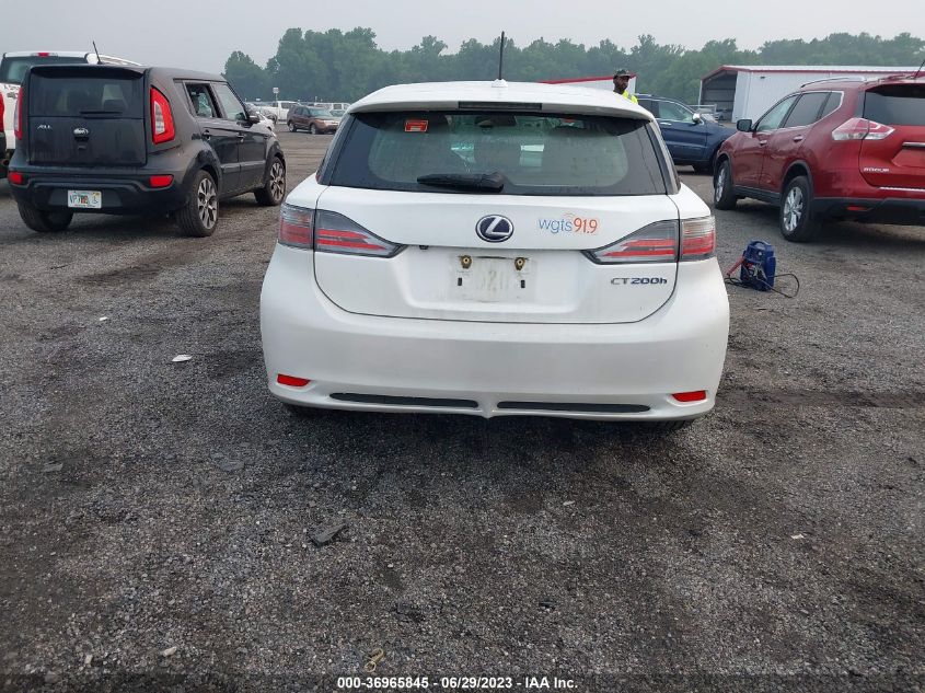 2013 LEXUS CT 200H HYBRID - JTHKD5BH3D2130702
