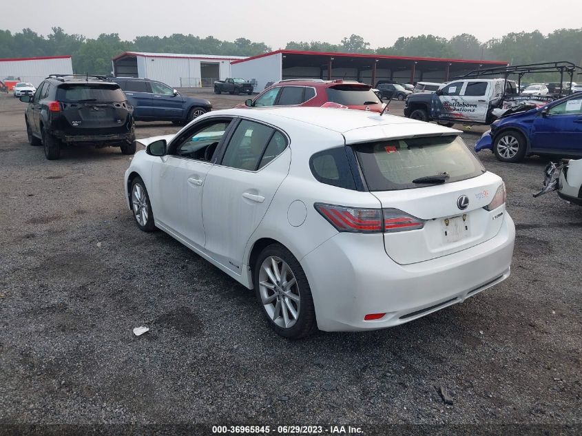 2013 LEXUS CT 200H HYBRID - JTHKD5BH3D2130702