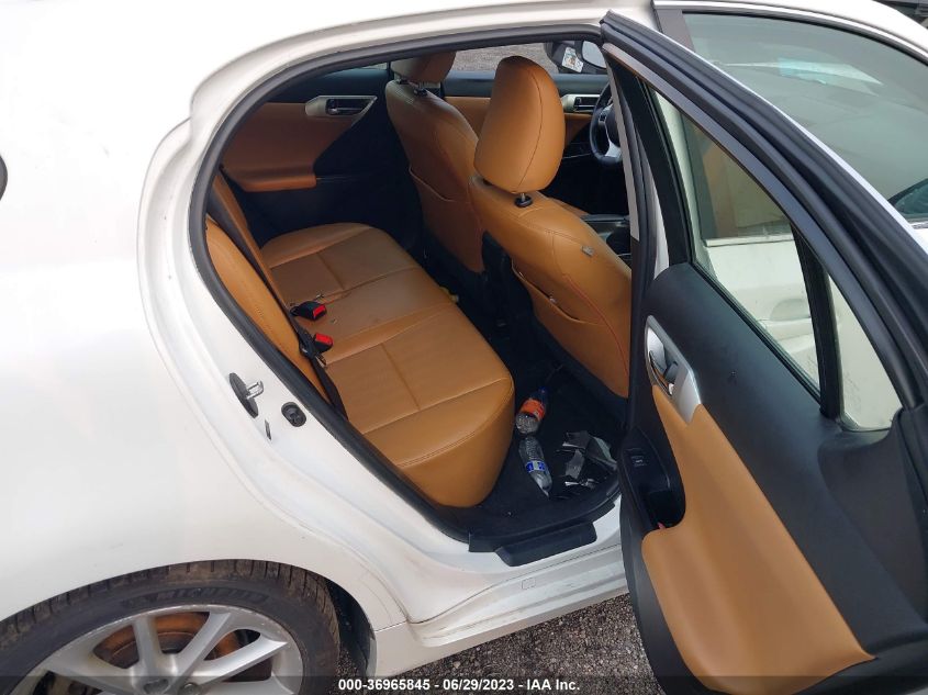 2013 LEXUS CT 200H HYBRID - JTHKD5BH3D2130702