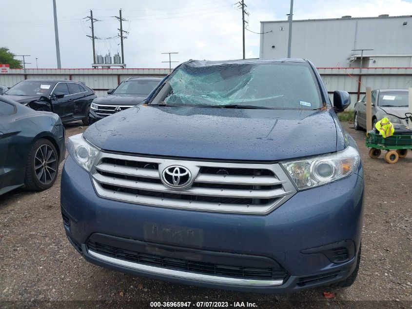 2013 TOYOTA HIGHLANDER - 5TDZA3EHXDS046197