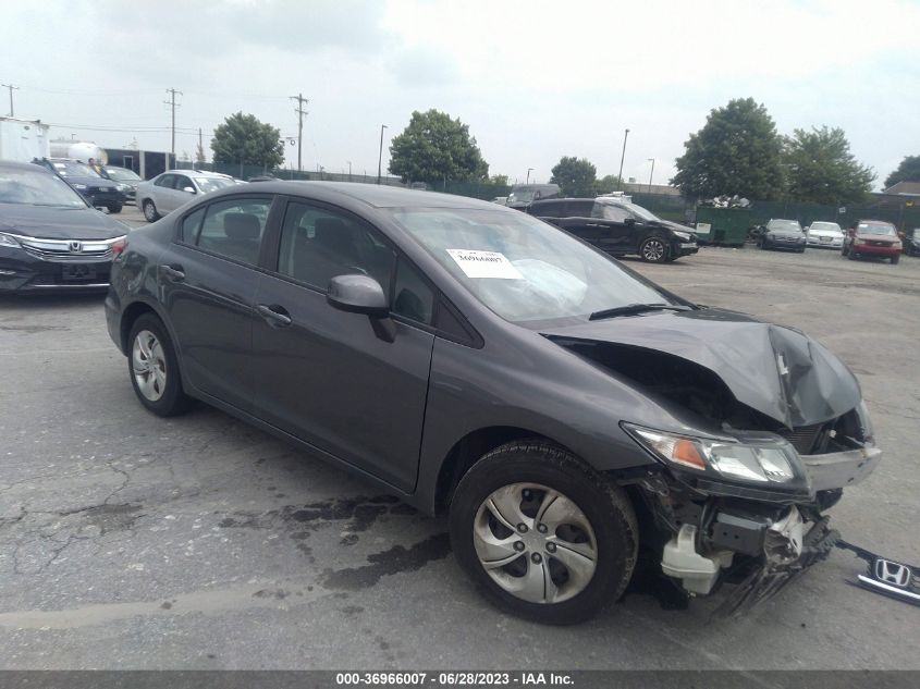 2013 HONDA CIVIC SDN LX - 19XFB2F55DE293281