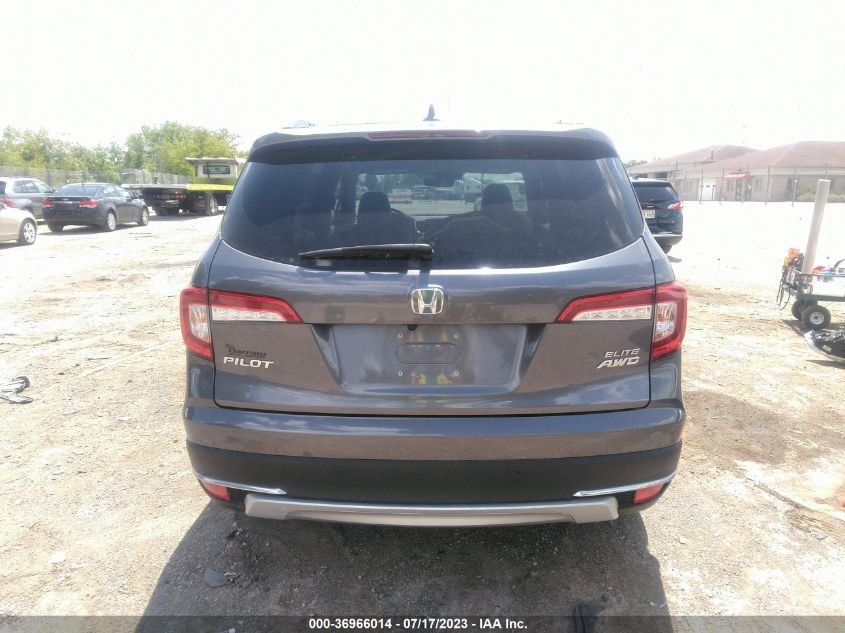 2020 HONDA PILOT ELITE - 5FNYF6H06LB041165
